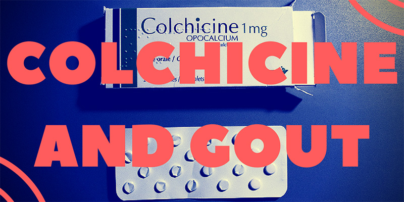 how does colchicine help with gout